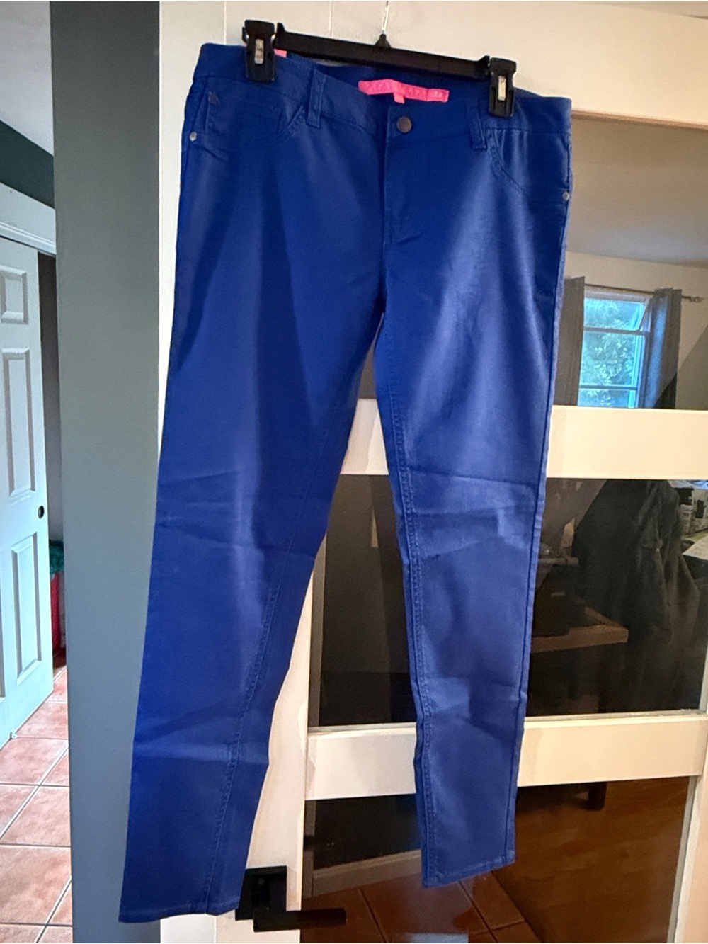 TinselTown Bright Blue Jeans with Pink Label